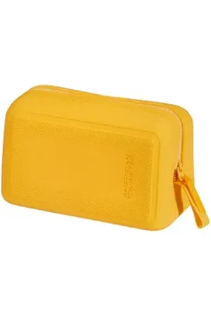 American Tourister ® Kosmetiktasche POP, Kulturbeutel Kulturtasche Toiletry Bag Wash Bag gelb