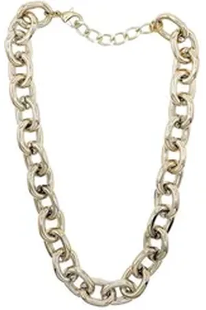 Alessandro Kette mit Anhänger Link Affair, leichte Gliederkette goldfarben