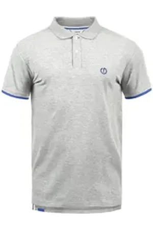 Solid Poloshirt SDBenjaminPolo Polo mit verlängerter Rückenpartie grau XL