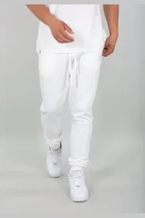 Alpha Industries Jogginghose Men - Jogger Organics Slim Jogger weiß 3XL