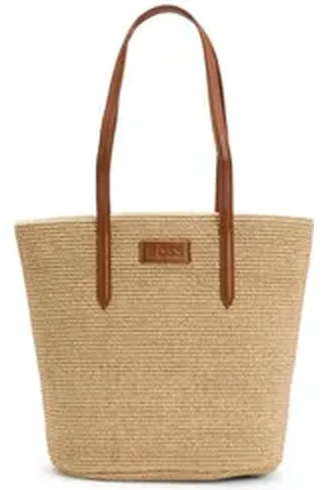 HUGO BOSS Schultertasche Tote Bag (Set, 2-tlg) beige