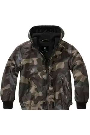 Brandit Brandit Windbreaker Brandit Kinder Windbreaker mit Zipper schwarz XXL (170/176)