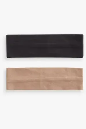 Next Stirnband Haarreifen aus Jersey, 2er-Pack (1-St) schwarz