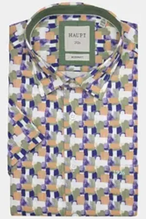 Haupt Kurzarmhemd bunt 2XL