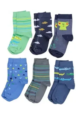 TupTam Freizeitsocken Kinder Socken Bunt Gemustert 6er Pack für Mädchen und Jungen bunt 23-26
