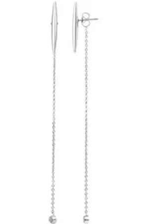 Akzent Ohrring-Set Zoja Edelstahl Ohrring, silberfarbig, Länge: 15 cm / (Paar), Damen Ohrring silberfarben