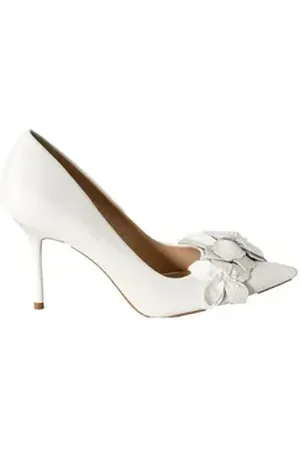 Next Signature Premium spitze Lederpumps mit Blumen Pumps (1-tlg) weiß 43 EU