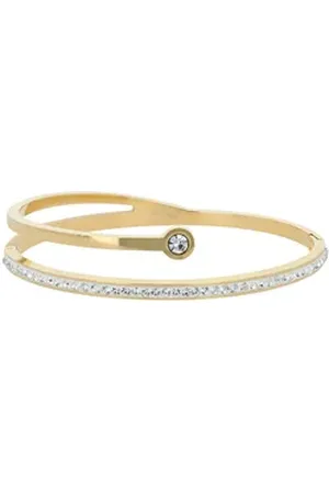 Akzent Armband Amiri Edelstahl, Simili, Steckverschluss, versch. Farben (Einzeln), Damen Armband goldfarben