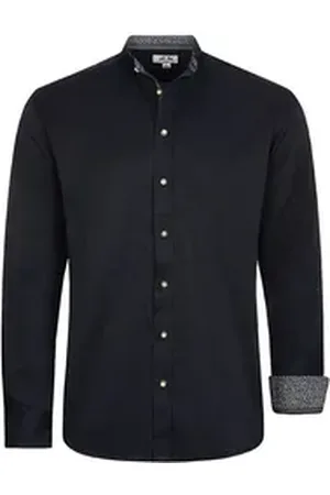 Mark Maddox Trachtenhemd Herren Trachtenhemd Slimfit - Hemd-92, Sch schwarz 4XL