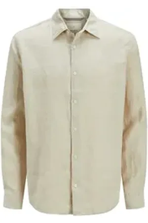 JACK & JONES Langarmhemd grau XXL