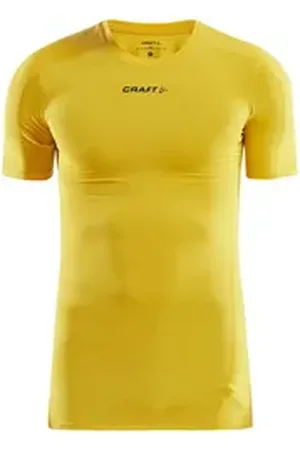 Craft Unterziehshirt Unisex Funktionsshirt Pro Control Compression Tee 1906855 gelb S