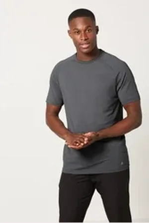 Next Trainingsshirt Active & Sports Strukturiertes T-Shirt (1-tlg) grau XXL (Normallänge)