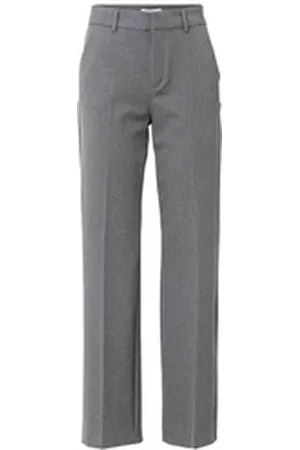mbyM Bügelfaltenhose (1-tlg) Plain/ohne Details grau S