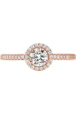 Michael Kors Fingerring Damen-Damenring 925er Silber, Glasstein rosa 52