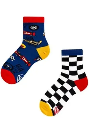 Many Mornings Freizeitsocken Kids Formula Racing (1 Paar, 1-Paar, 1 Paar) immer ein dismatching Paar bunt 23-26