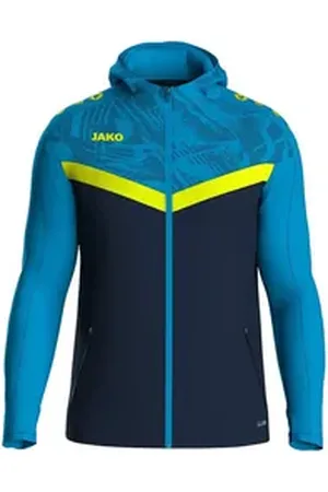 Jako Sweatjacke Iconic Kapuzenjacke Kids Kapuzenjacken Kinder Polyester blau|gelb 152