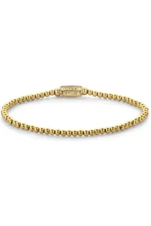 Rebel & Rose Edelstahlarmband Goldfarben 3 mm goldfarben