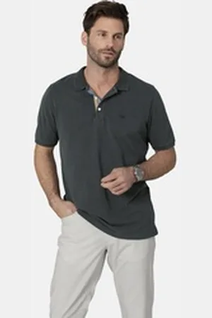 BABISTA Poloshirt UVIANO mit Knopfleiste in Farbakzent grau XXL (62)