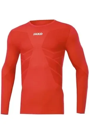 Jako Funktionsshirt Comfort 2.0 langarm Kids Hell Atmungsaktivität orange 164/176