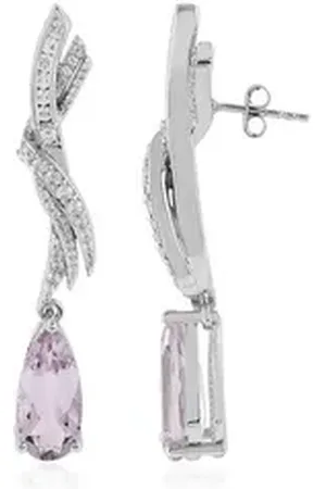 Cavill Ohrring-Set Brasilianischer Lavendel Amethyst & Zirkon Silber Ohrringe (2-tlg) lila|silberfarben