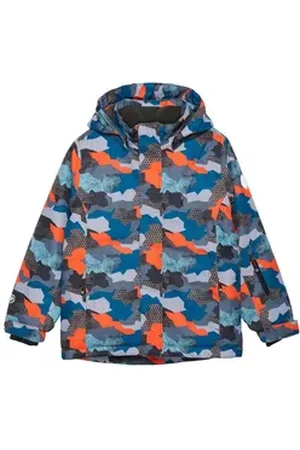 Color Kids Skijacke COSki Jacket AOP - 741119 blau 128
