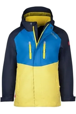 TROLLKIDS 3-in-1-Funktionsjacke Bryggen Wasserdicht blau 164