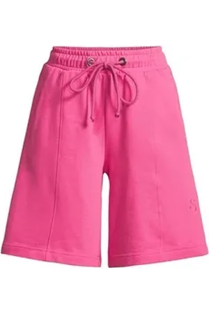 salzhaut Bermudas Damen Shorts Luup - Unifarbene kurze Hose mit Kordelzug rosa XL