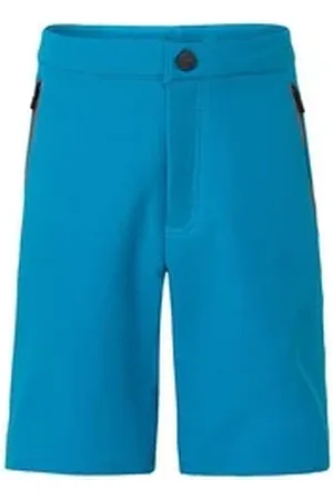Vaude Funktionshose Kids Badile Shorts II (1-tlg) besonders leichte Funktionshose für sportliche Aktivitäten blau 146/152