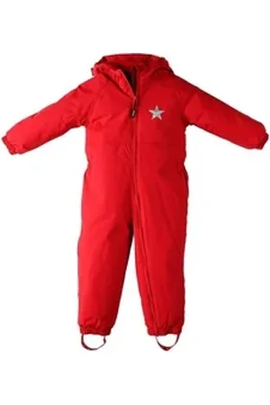 BMS Schneeoverall Schneeanzug - 100% wasserdicht & atmungsaktiv mit SORONA AURA Wattierung besonders warm und leicht rot 110