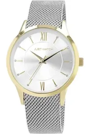 Just Watches Quarzuhr Nadine Damenuhr, Milanaisearmband, Edelstahl