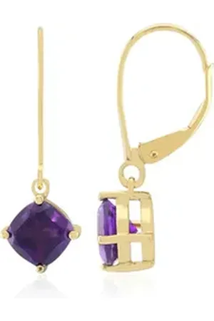 Cavill Ohrring-Set Uruguayischer Amethyst 375 Gold-Ohrringe, 1,48ct (2-tlg) gelb|lila