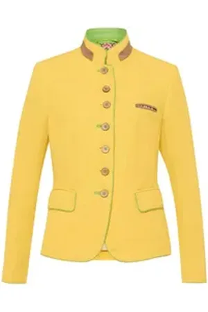 Reitmayer Trachtenjanker Stehkragenjacke gelb 42