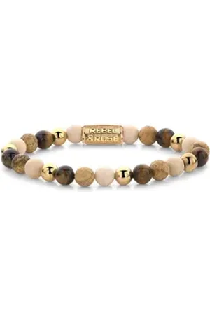 Rebel & Rose Edelstahlarmband Autumn Love 6 mm goldfarben