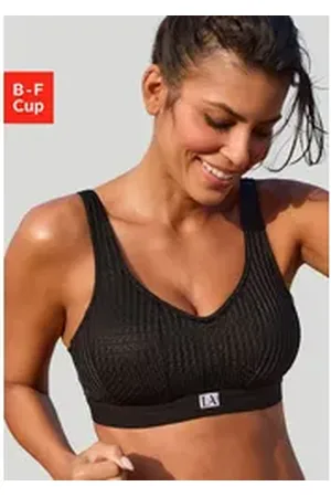 Lascana ACTIVE Sport-BH für Sportarten mit mittlerer Belastbarkeit schwarz 105