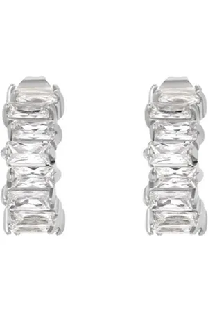 Steel_art Heideman Paar Ohrstecker Darian silberfarben poliert (Ohrringe, inkl. Geschenkverpackung), Ohrstecker mit Stein Männer silberfarben