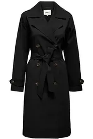 ONLY Trenchcoat schwarz S
