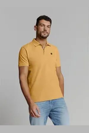 No Excess Poloshirt Poloshirt Polo Pique Garment Dyed gelb XXL