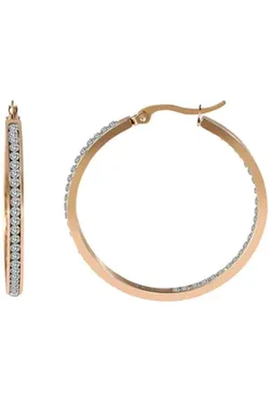 Akzent Ohrring-Set Radiant aus Edelstahl, Similibesatz, Ionenplattiert, (Paar), Damen Ohrring braun 40