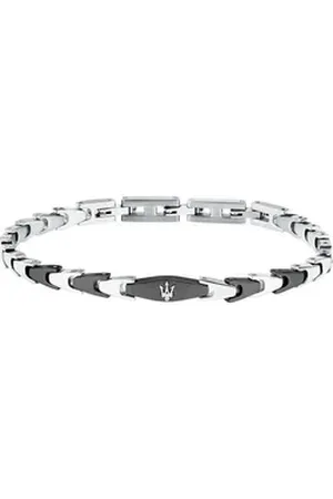 Maserati Edelstahlarmband Herren-Armband Edelstahl silberfarben