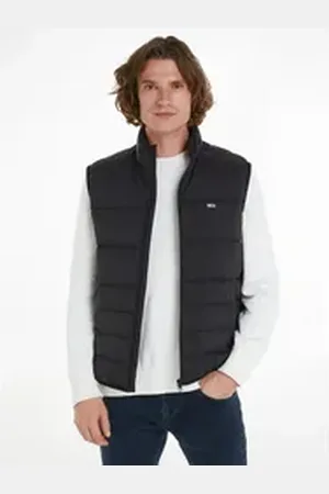 Tommy Hilfiger Steppweste TJM LIGHT DOWN VEST mit Logostickerei schwarz S