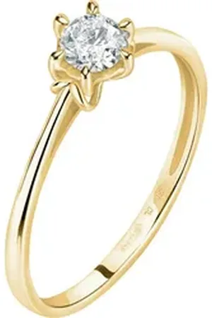 CHRIST Diamantring Damen-Damenring 585er Gelbgold 1 Diamant gelb|goldfarben 54