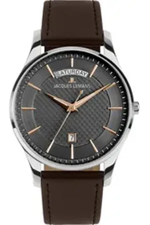 Jacques Lemans Quarzuhr Herren-Uhren Analog Quarz, Klassikuhr