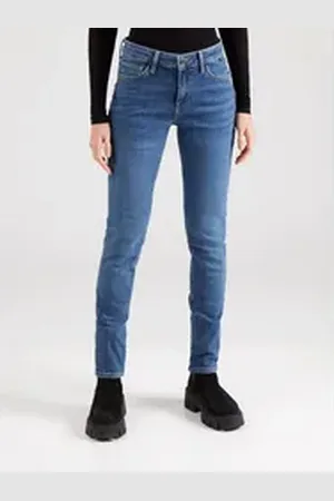 Mavi 7/8-Jeans (1-tlg) Plain/ohne Details blau 28