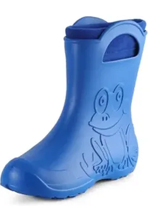 Ladeheid EVA Regenstiefel LA-CA-12 federleichte Regenschuhe Damen Gummistiefel mit herausnehmbares Innenfutter blau 40-41 EU