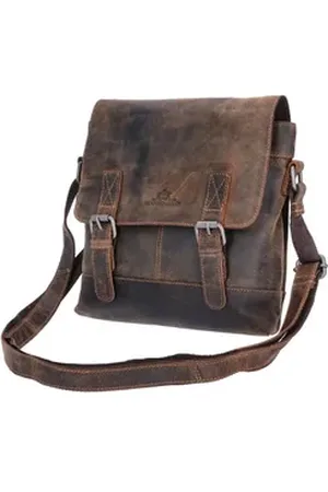 The Skandinavian Brand Umhängetasche Men Shoulder Bag M COW RB WESTERN braun (1-tlg) braun