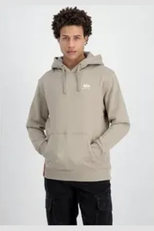 Alpha Industries Kapuzensweatshirt Hoody Small Logo beige XL