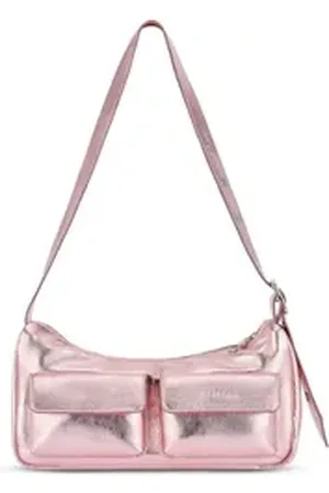 Expatrié Schultertasche Electra Kleine Schultertasche für Damen Y2K (1-tlg), Kleine Purse Bag, Viele kleine Taschen, Wasserabweisend rosa