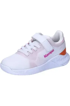 Kempa Kinder Handballschuhe Kourtfly Kids Hallenschuh lila|weiß 28 EU