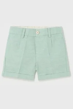 Mayoral Bermudas Leinen-Bermudas Junge (123721) grün