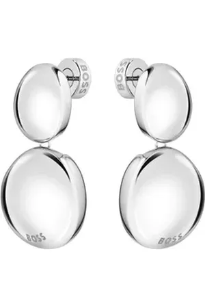 HUGO BOSS Paar Ohrhänger NUGGET, 1580714, 1580718 silberfarben